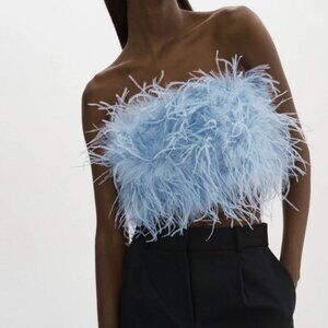 Zaina Feathers Bustier